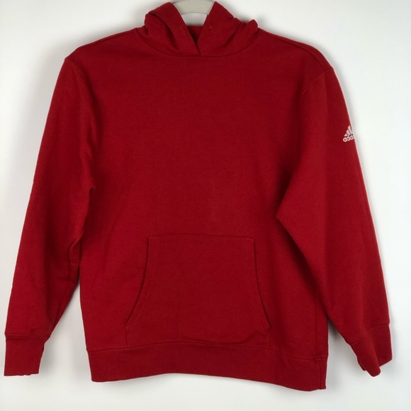 adidas Other - Adidas Youth Hoodie Red Large Cotton